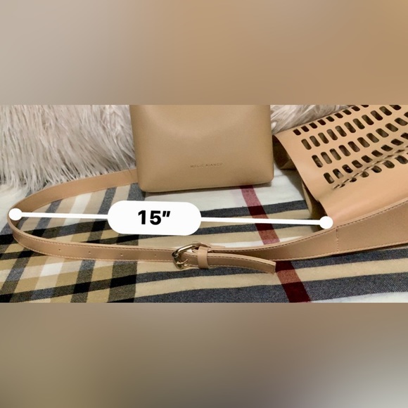 🌺 MELIE BIANCO🌺BOUQUET 2 PIEZAS 🌺CAQUI/CREMA 🌺PIEL GENUINA 🌺#MBV - Picture 14 of 16